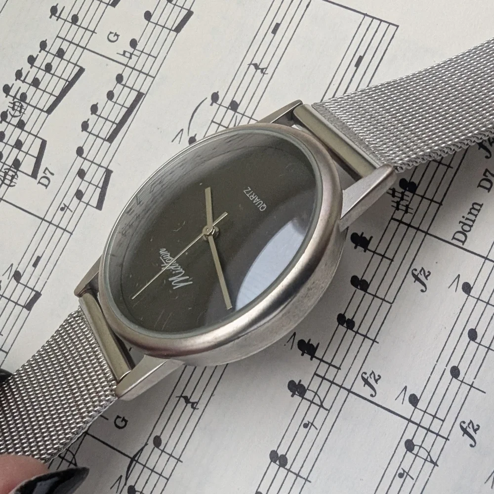 Midtown Silver Mesh Band Watch - Picture 4 of 10